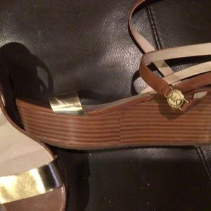 Michael Kors Gold Wedge